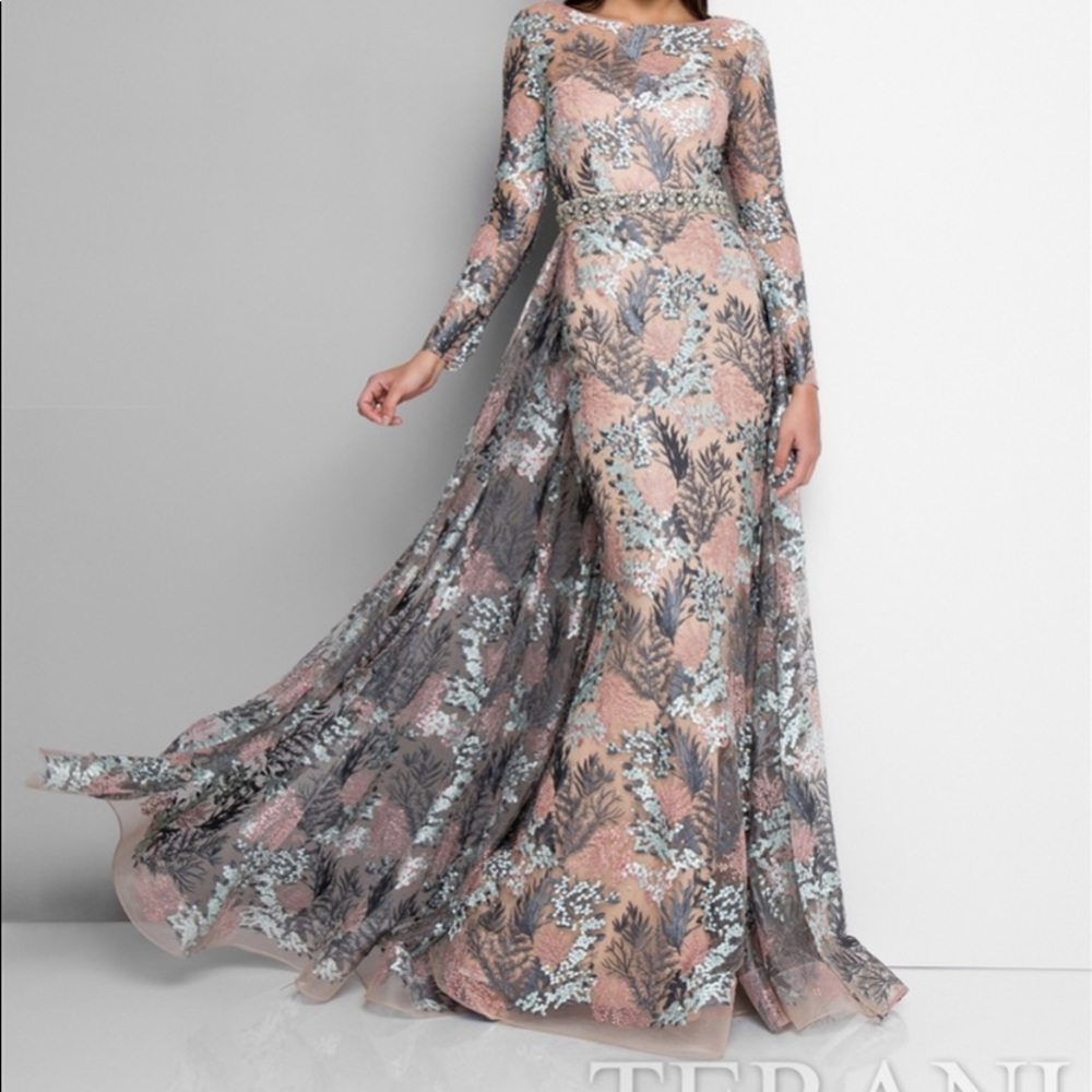 Tehrani Couture Long Sleeve gown